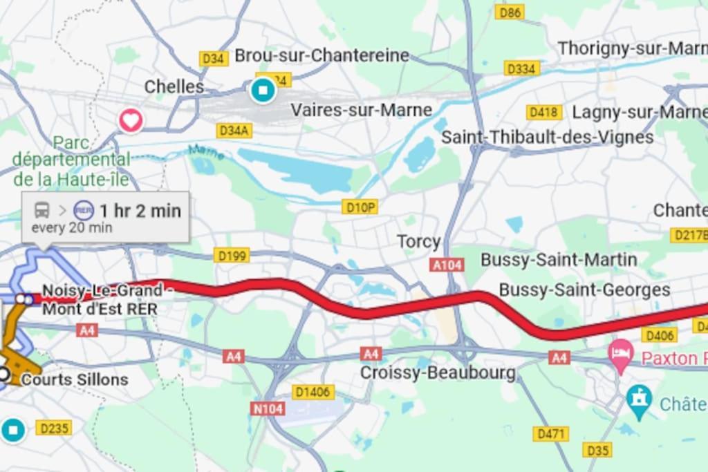 Charme & Confort T2 Lumineux Entre Paris And Disney Villiers-sur-Marne Esterno foto